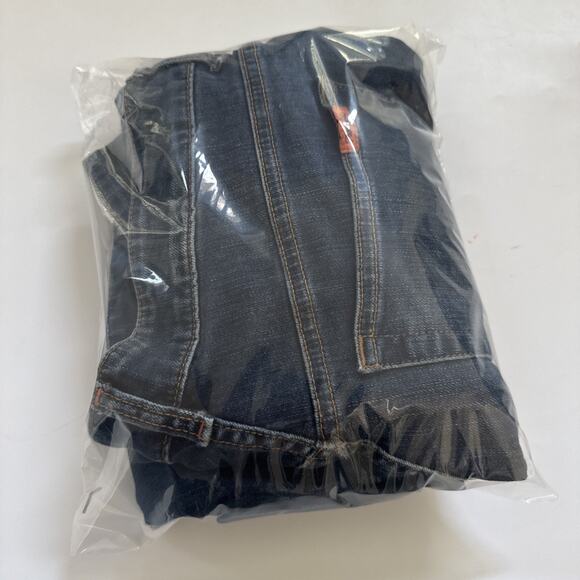 Vintage Faconnable Men's Dark Blue Denim Jeans Size 35x30 Denim - Picture 10 of 10
